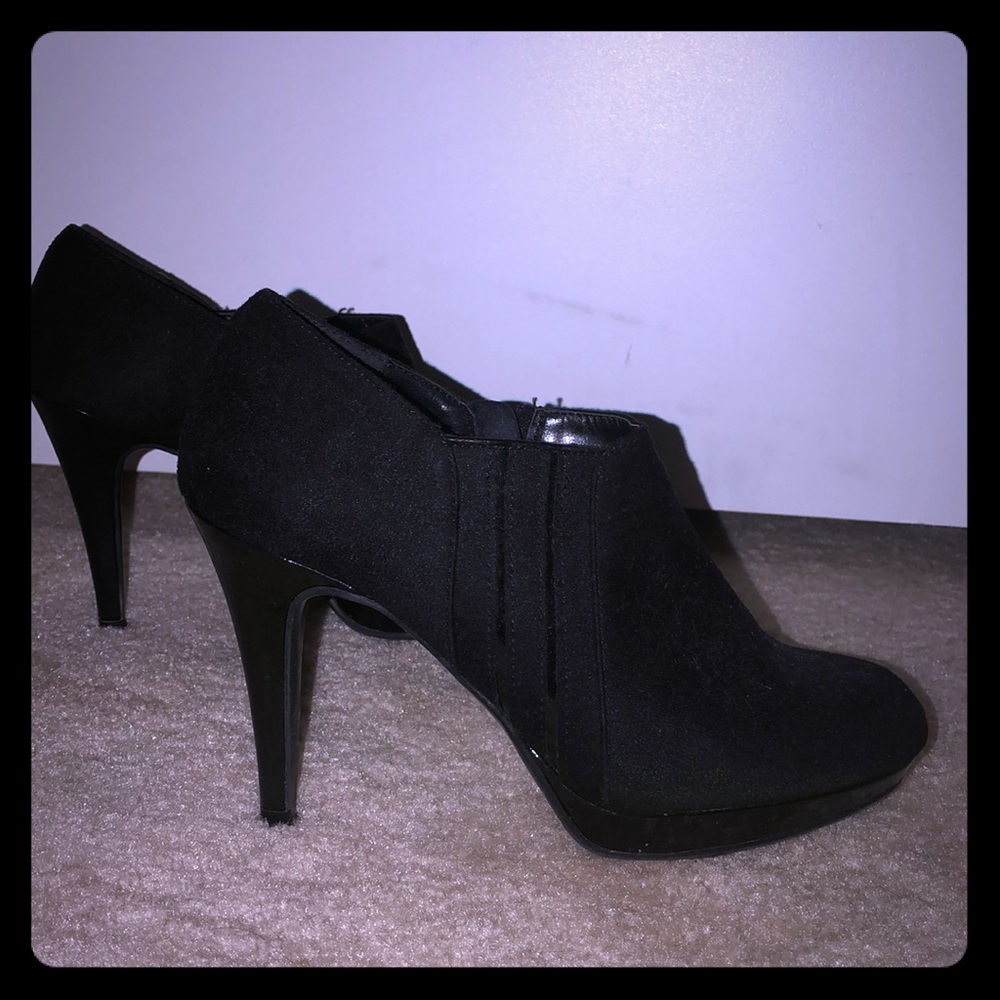 High heel booties